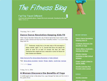Tablet Screenshot of fitness.healthdiaries.com