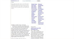 Desktop Screenshot of cancer.healthdiaries.com